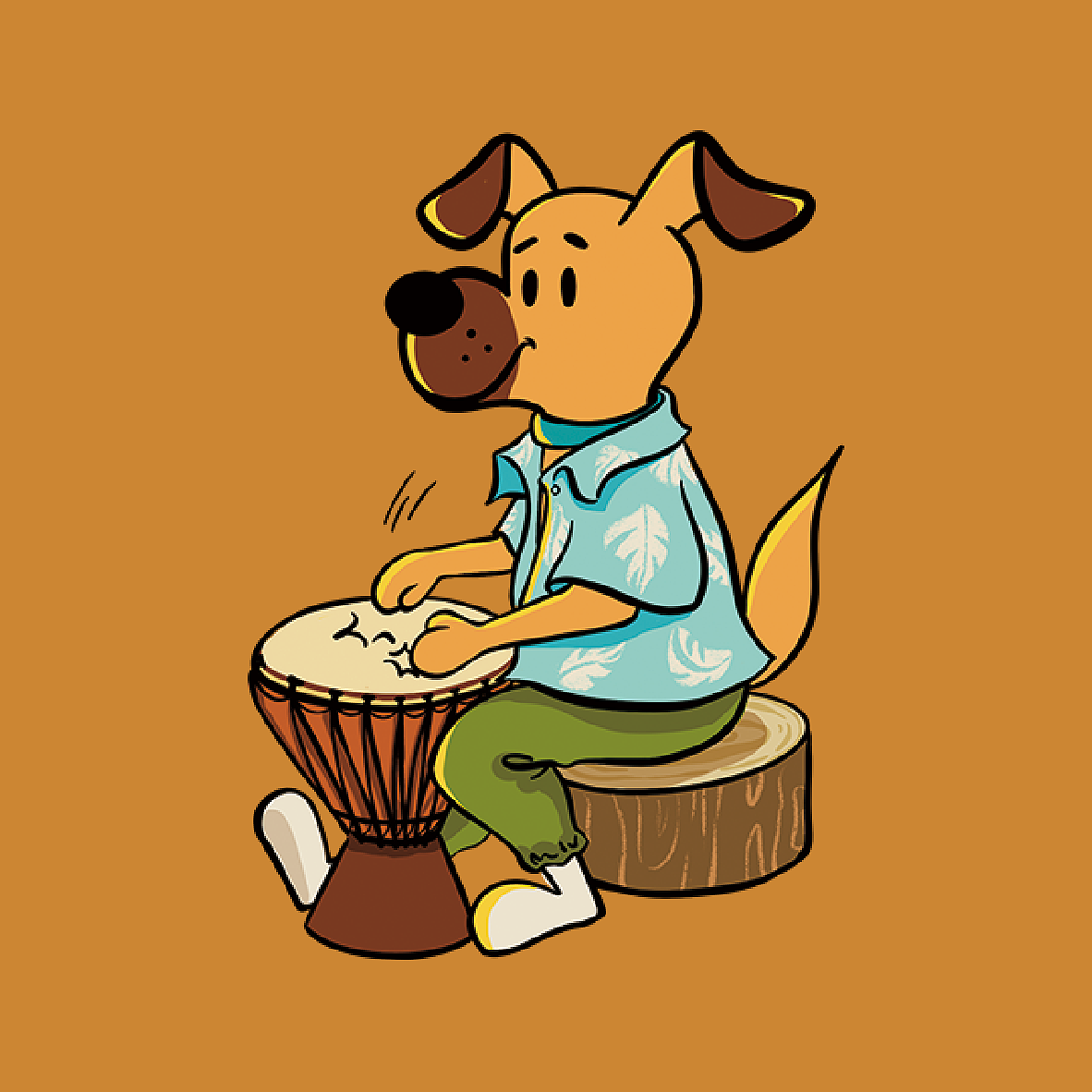 锅仔丁插画(日常+咖啡+生日系列)