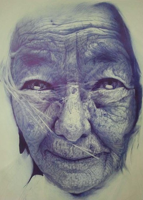 圆珠笔画（半成品）