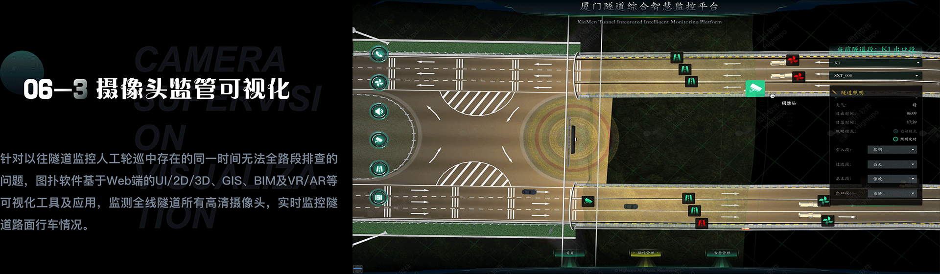 城市隧道3D可视化监控,数字孪生车路协同 | 智慧交通