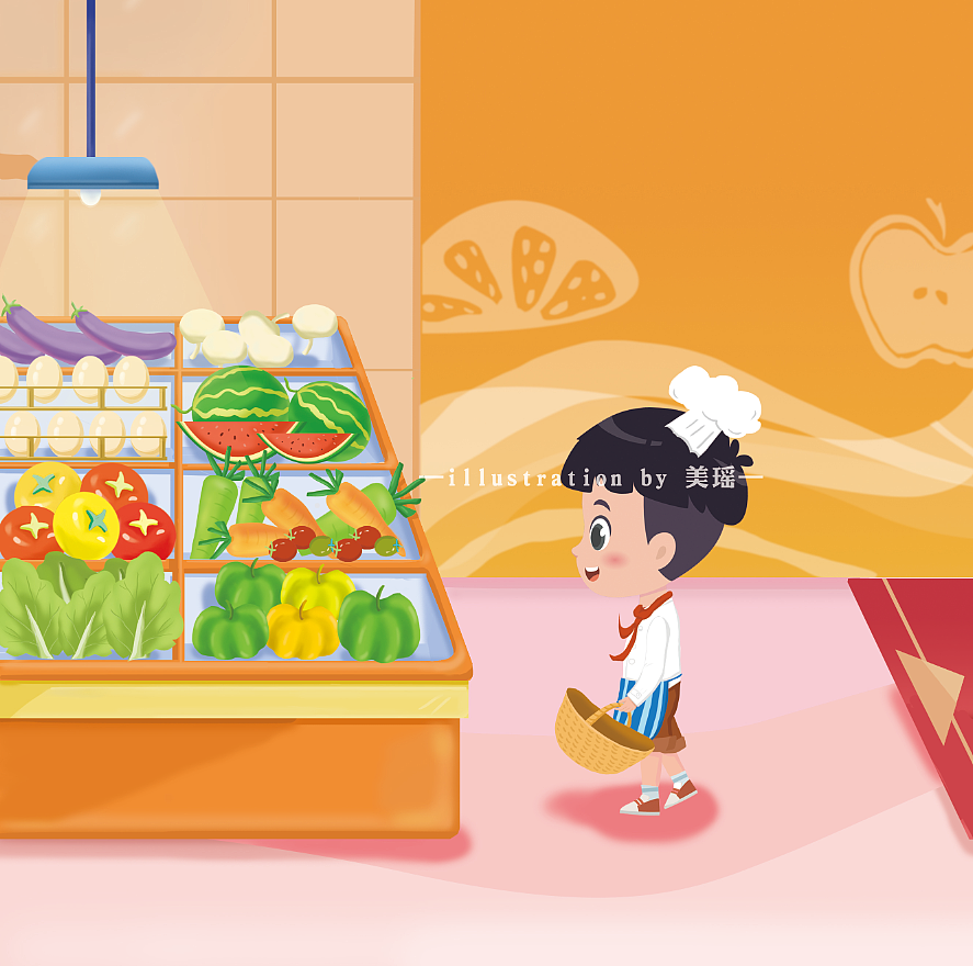 儿童教育类插画 x 清北网校合作（图ZMzA1NzEyNjAw） - 儿童插画 - 站酷设计师美瑶插画原创素材 - 站酷ZCOOL