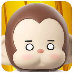 LuckyMonkey3d表情包（图ZMzMwMTM2MDYw） - IP形象 - 站酷设计师瘦鱼567原创素材 - 站酷ZCOOL