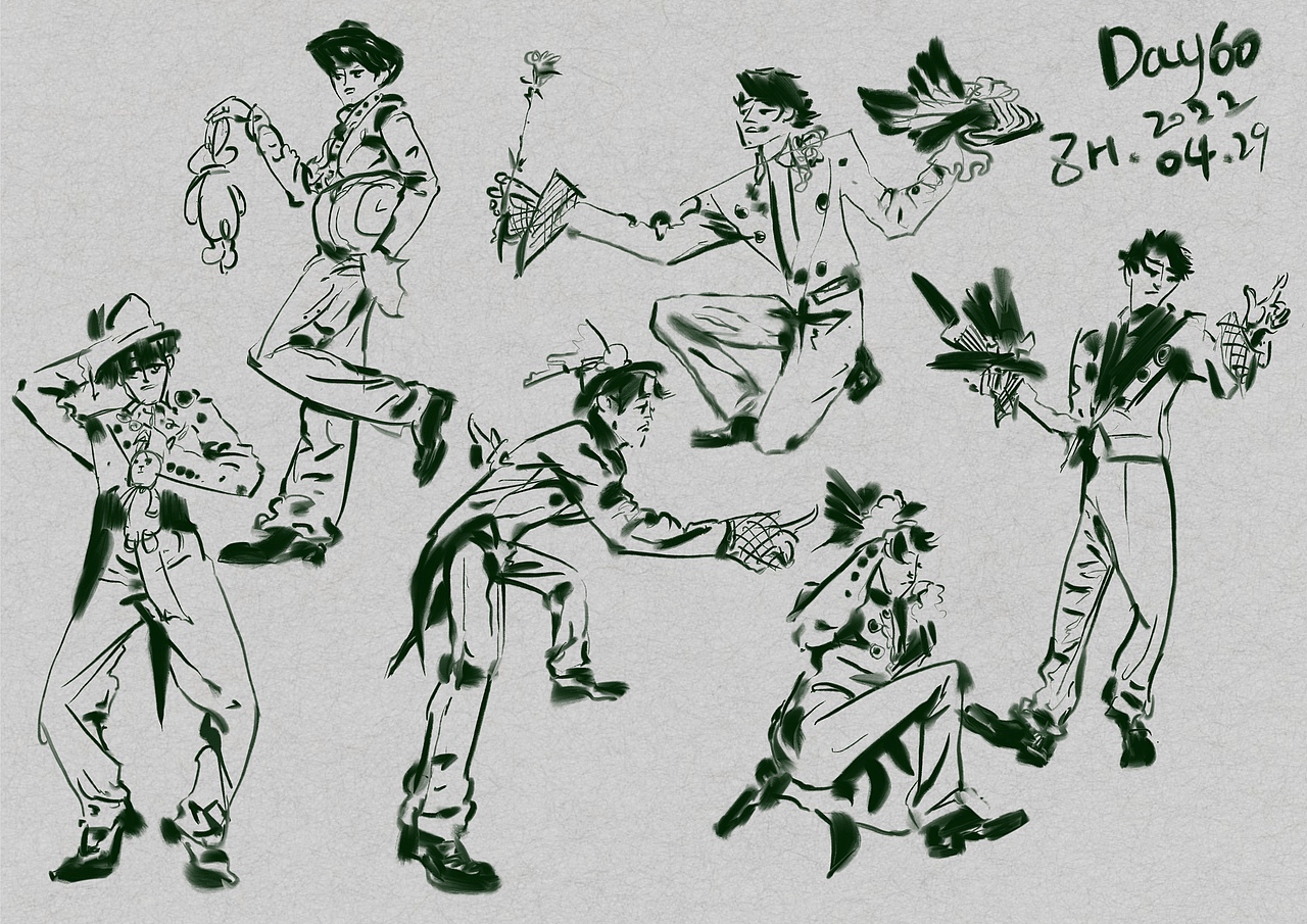 #速寫(xiě)60天挑戰(zhàn)賽# day60 @速寫(xiě)班長(zhǎng)（圖ZMjk5MzQzNzQ4） - 繪畫(huà) - 站酷設(shè)計(jì)師Heng3D原創(chuàng)素材 - 站酷ZCOOL