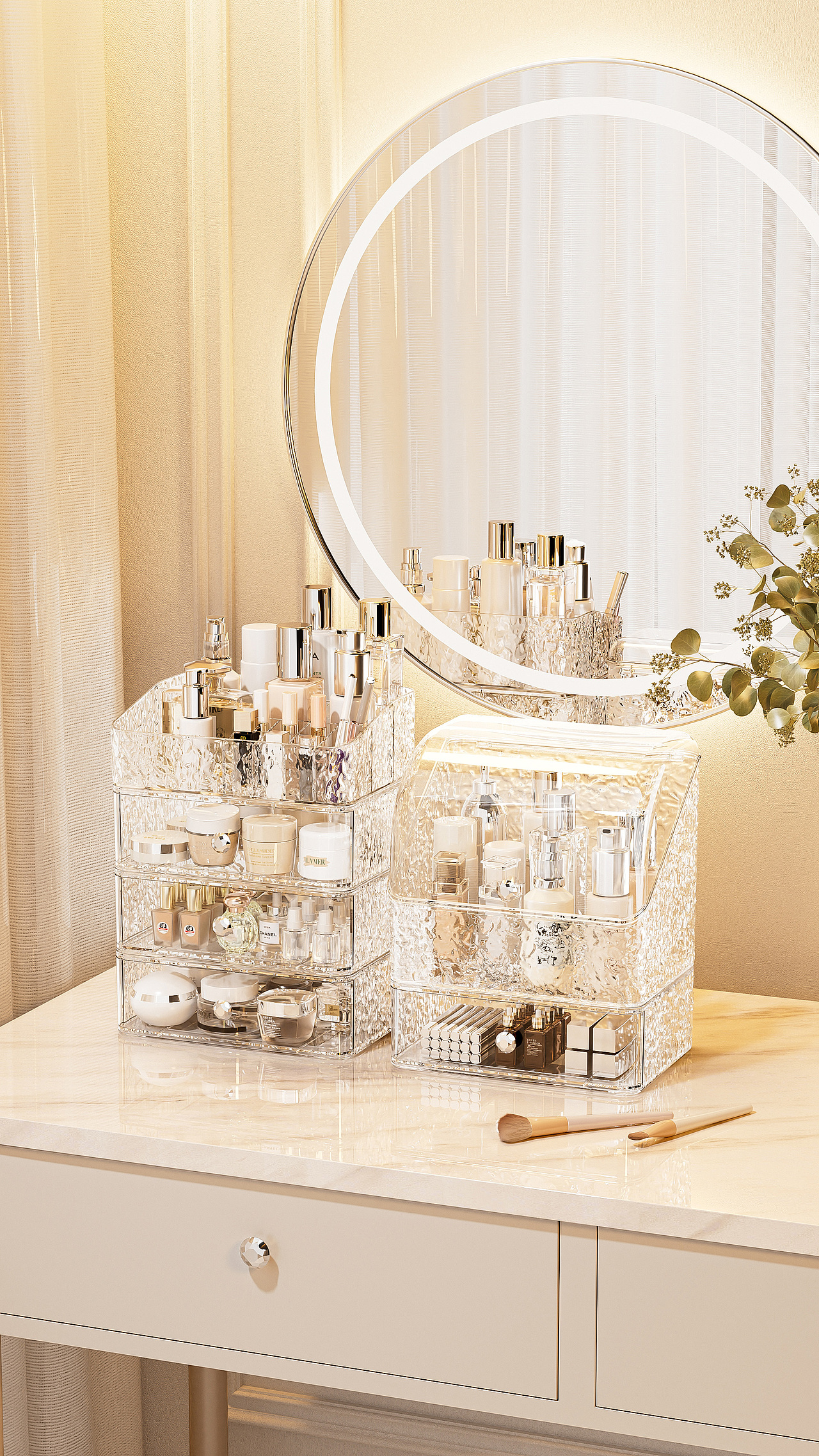 【产品渲染】透明化妆品收纳箱（图ZMzU4NzM2NDQ4） - 场景 - 站酷设计师YOMI工作室原创素材 - 站酷ZCOOL