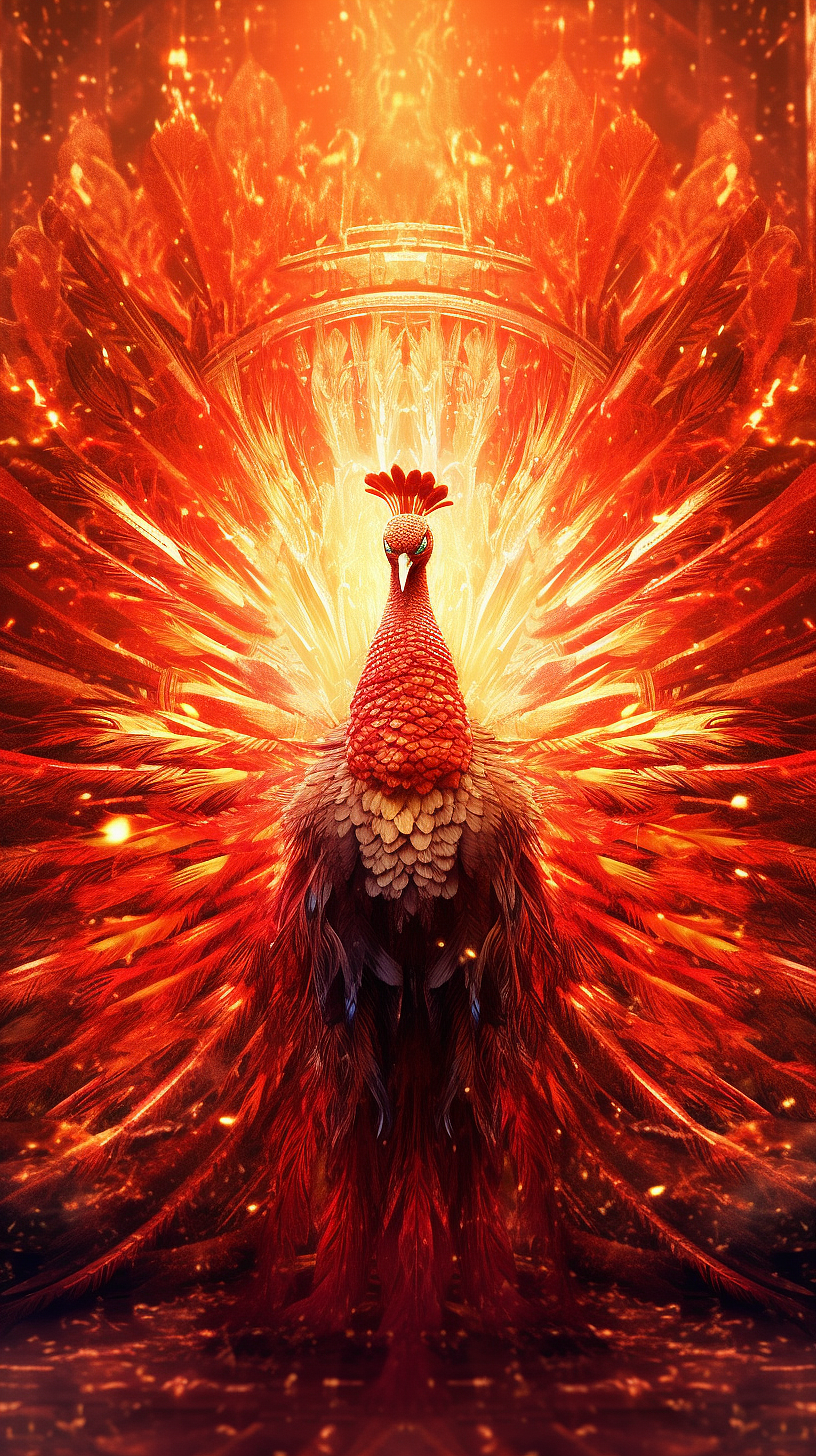 中国古代神兽系列-凤凰（图ZMzQ0ODM0OTMy） - 创作习作 - 站酷设计师艺舟1014原创素材 - 站酷ZCOOL