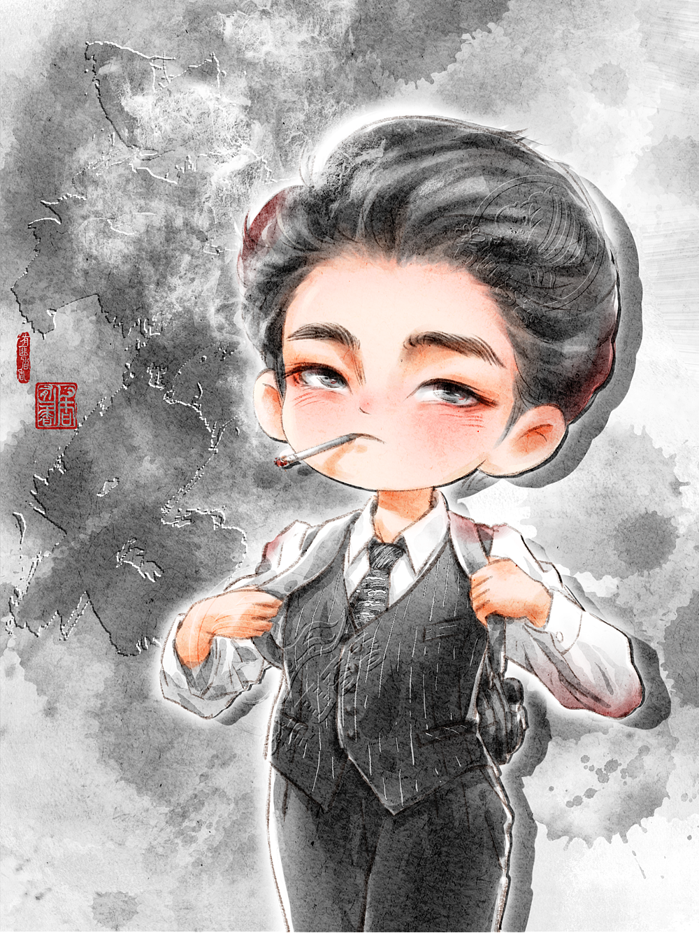 頭像打卡 DAY-10 無名（圖ZMzQwOTE4MjY4） - 創(chuàng)作習(xí)作 - 站酷設(shè)計師有匪香香原創(chuàng)素材 - 站酷ZCOOL