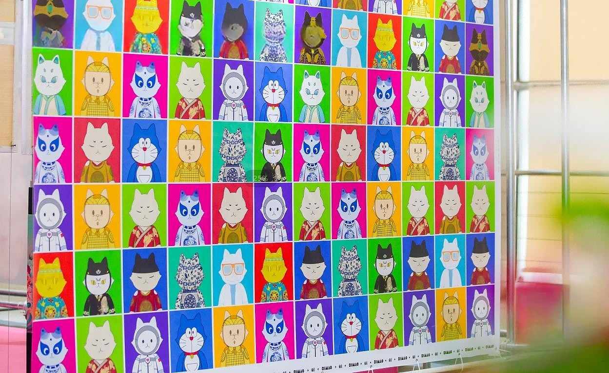 御貓咖啡館設(shè)計，新冶策展「上新國潮館」展館展示設(shè)計（圖ZMzQ1NjgyNzcy） - 展陳設(shè)計 - 站酷設(shè)計師新冶組設(shè)計原創(chuàng)素材 - 站酷ZCOOL