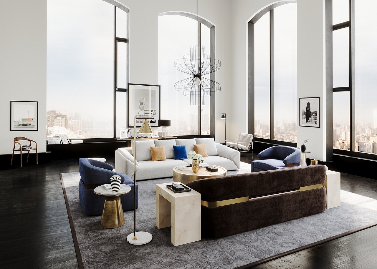 高端效果图 CR8.1 空间渲染  