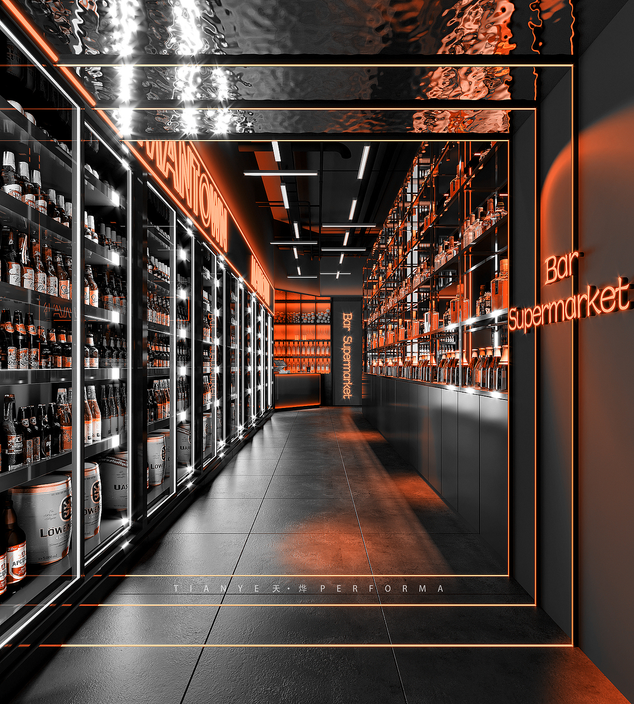 黑金色调酒吧（图ZMzU2Mjc0NDY4） - 酒店餐饮设计 - 站酷设计师天烨设计原创素材 - 站酷ZCOOL