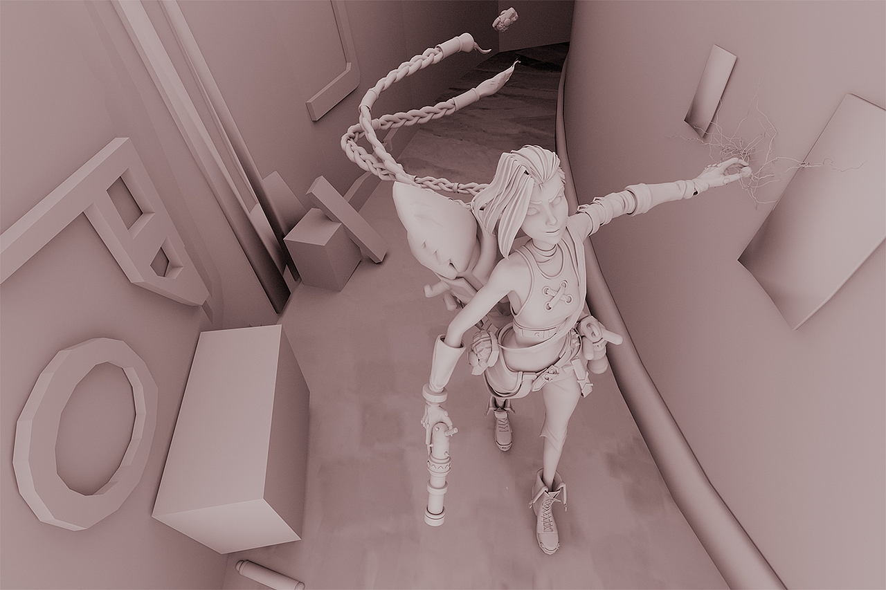 金克斯 双城之战 英雄联盟 游戏美宣海报（图ZMzI1NzkzNDc2） - 游戏原画 - 站酷设计师映山辰原创素材 - 站酷ZCOOL