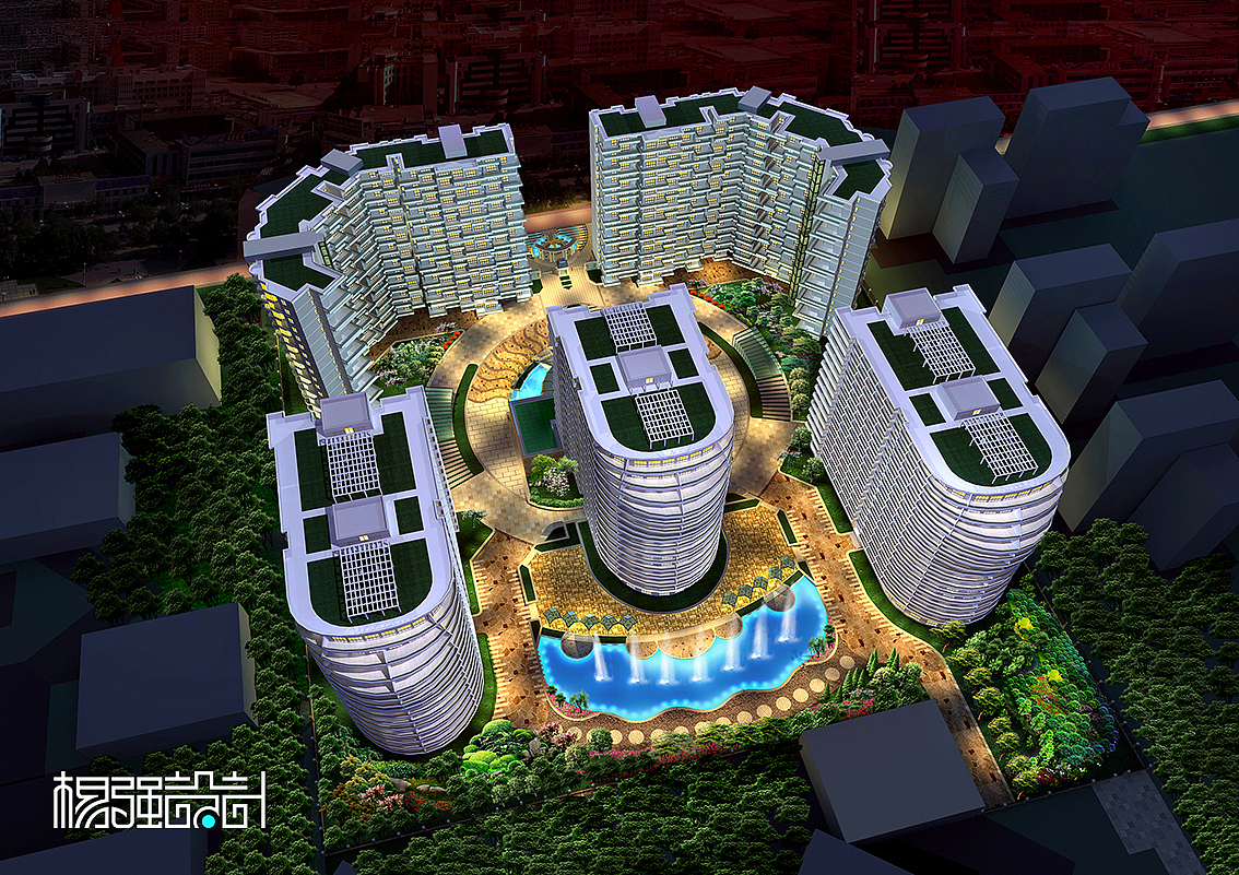 建筑设计—海景楼盘设计