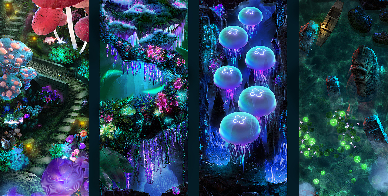 仲夏奇幻森林（图ZMzE0OTU4NDQw） - 动画/影视 - 站酷设计师ydjd原创素材 - 站酷ZCOOL