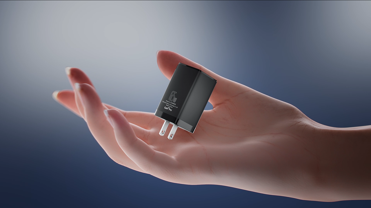 氮化镓充电器CG动画