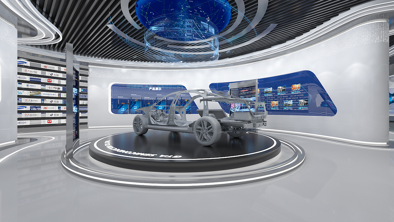 积塔半导体展厅二次方案（图ZMzM0NzI0OTgw） - 展陈设计 - 站酷设计师燕子屋原创素材 - 站酷ZCOOL