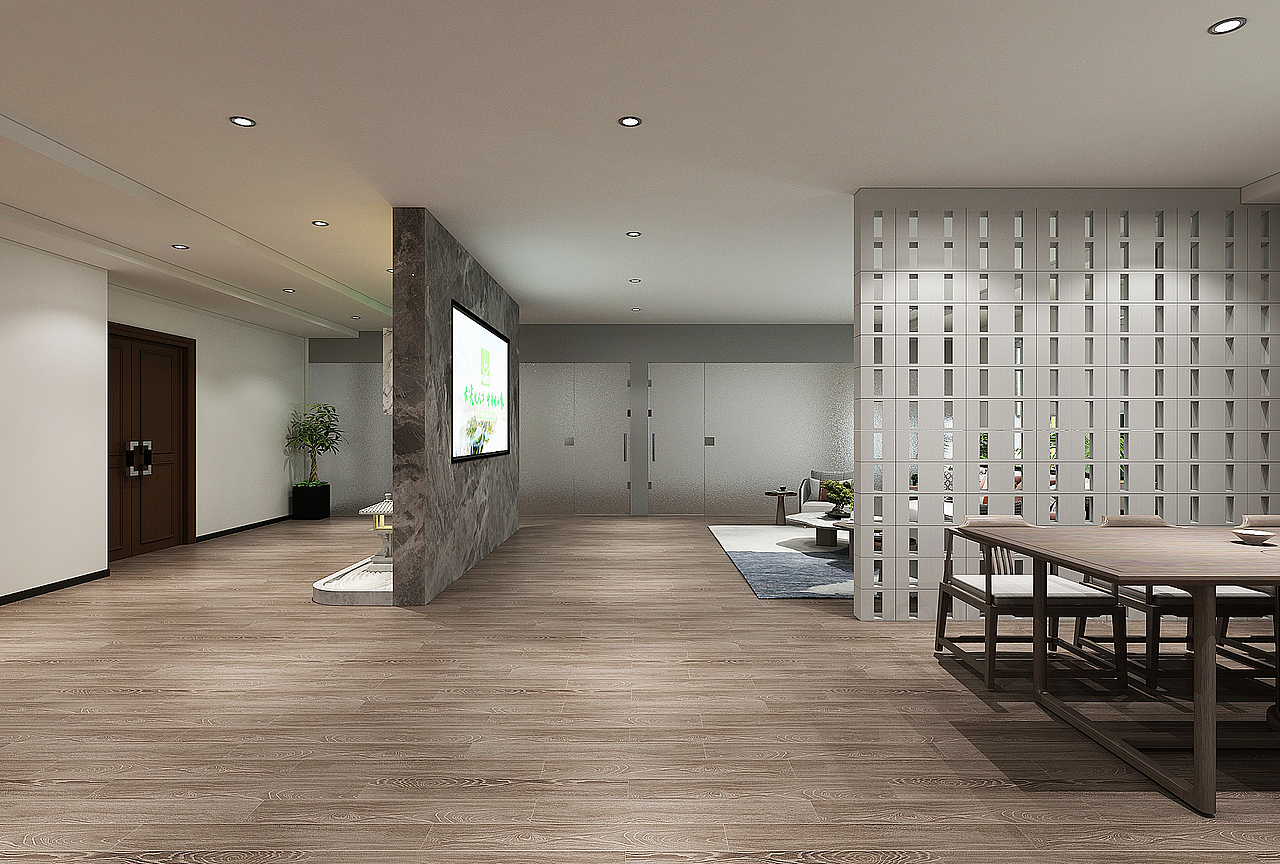 银川装修公司|银川中清餐饮办公装修设计方案|镹臻工装（图ZMzQxNDgzNTAw） - 商业空间设计 - 站酷设计师宁夏镹臻工装原创素材 - 站酷ZCOOL