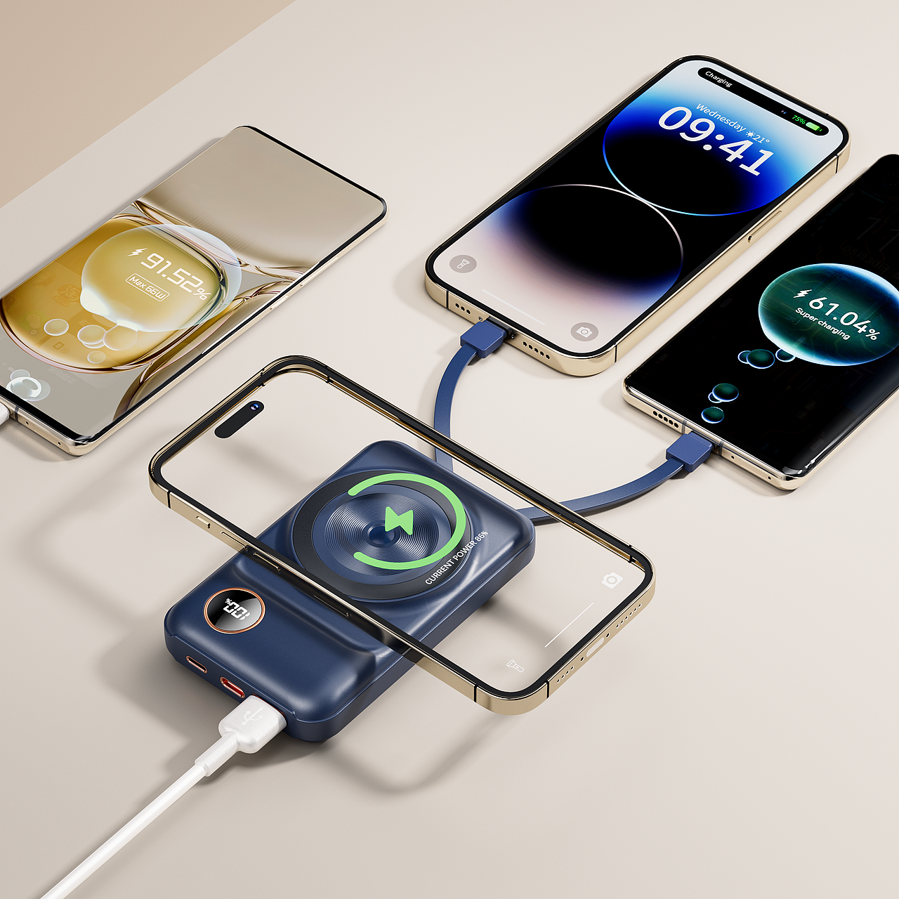 【工作渲染图】一组桌面3C数码