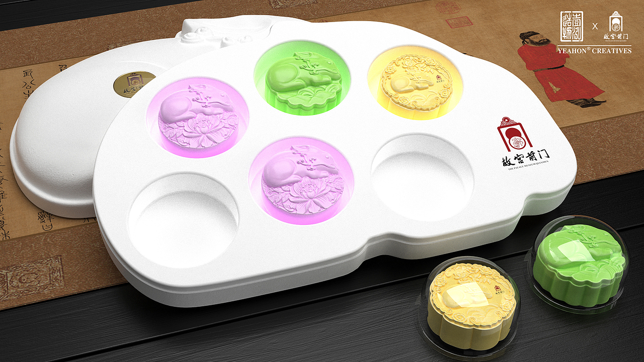 【壹泓造物x故宫前门】月满中秋，玉兔呈祥(环保礼盒)