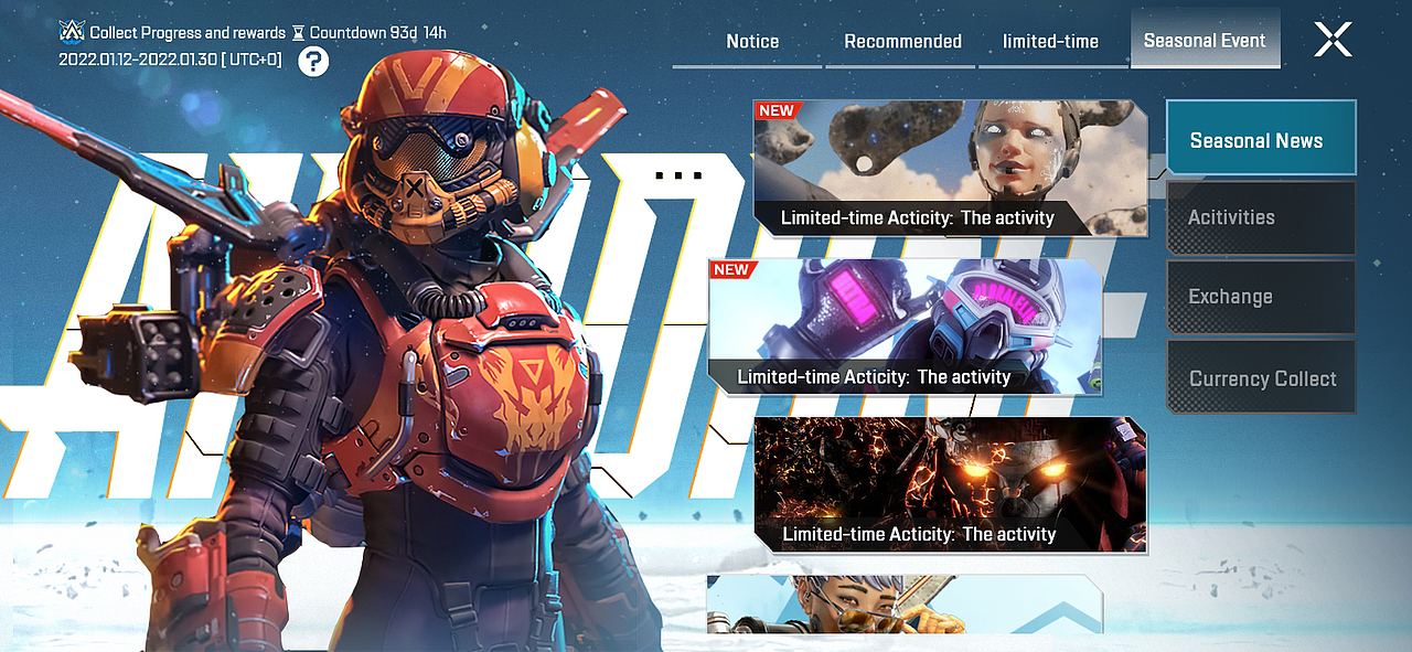 【原创】APEX MOBILE-S4.5赛季商店主题-云间巡航