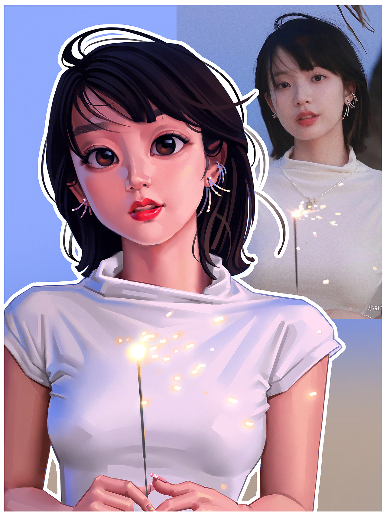 你心中的白月光（图ZMzI0OTQ4MDMy） - 创作习作 - 站酷设计师Tatooine1986原创素材 - 站酷ZCOOL