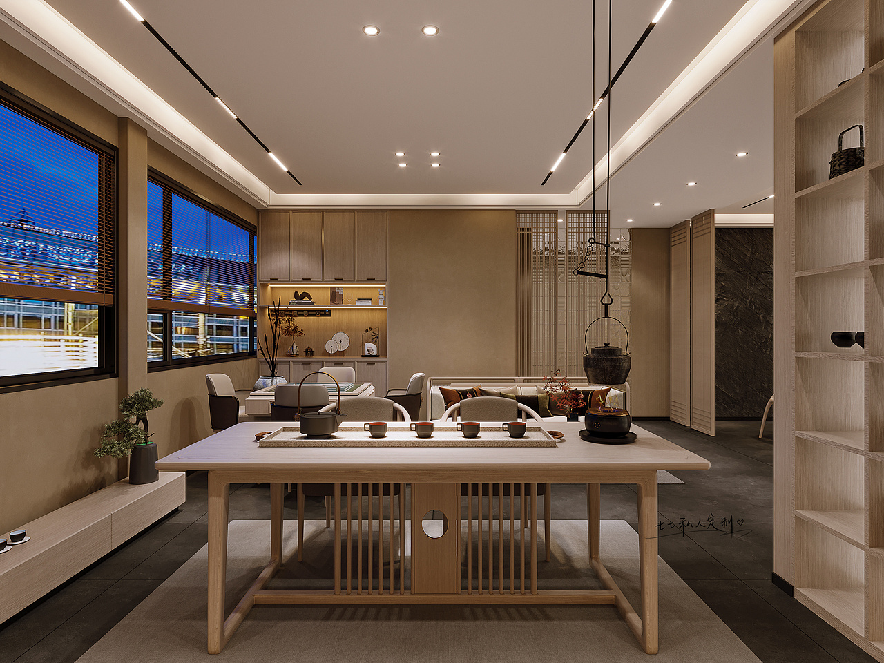 茶艺休闲会所设计,给您一方心灵的舒缓~