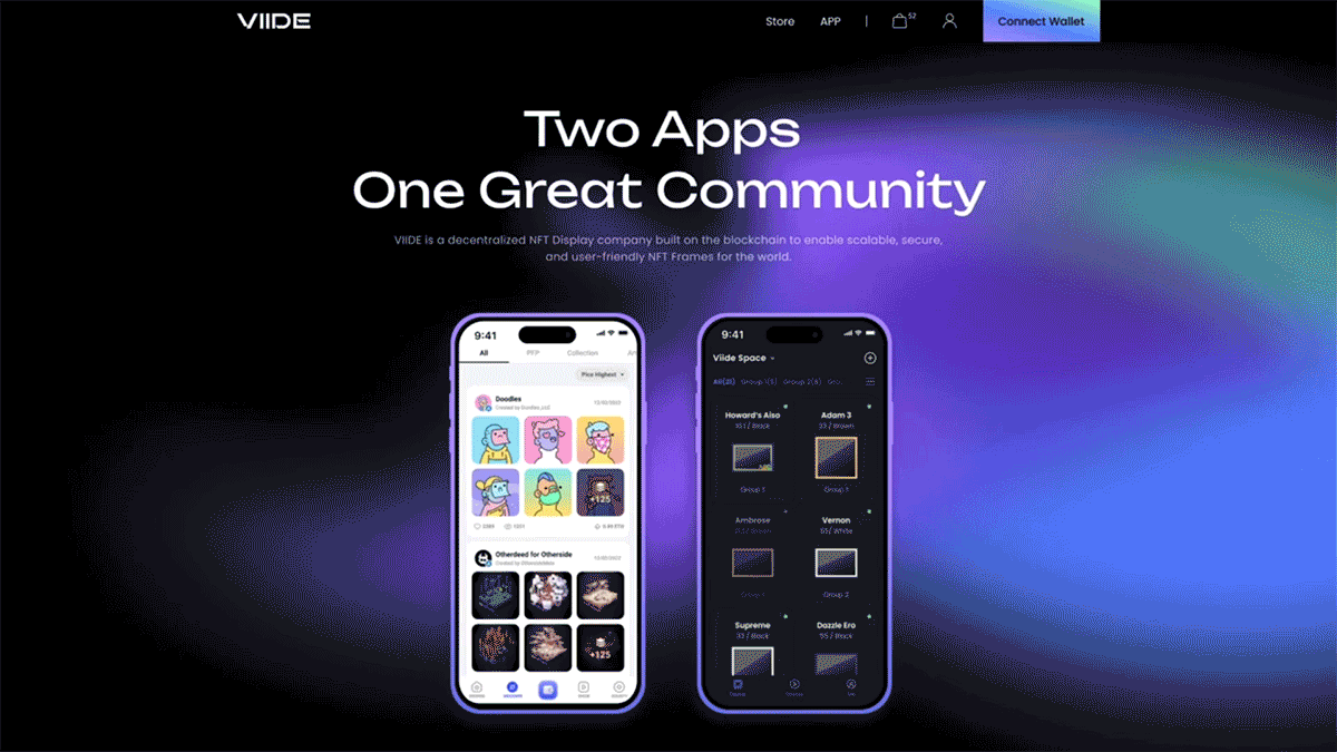 NFT hardware product web&app design