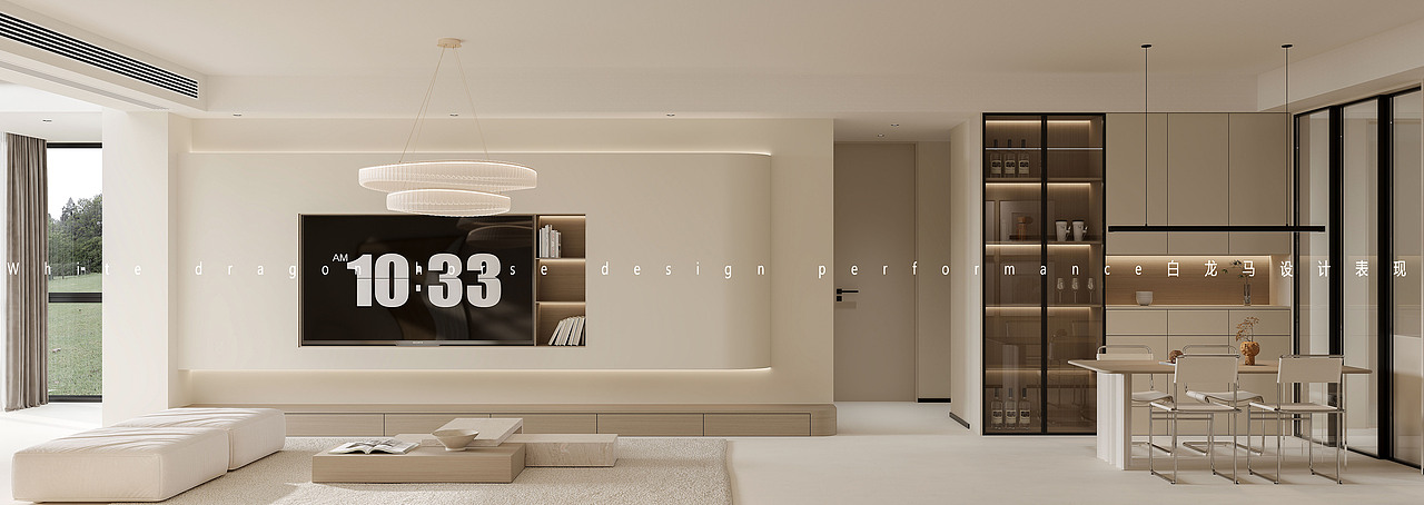 现代简约客餐厅（图ZMzY2NTYxMTg4） - 家装设计 - 站酷设计师Z964393124原创素材 - 站酷ZCOOL