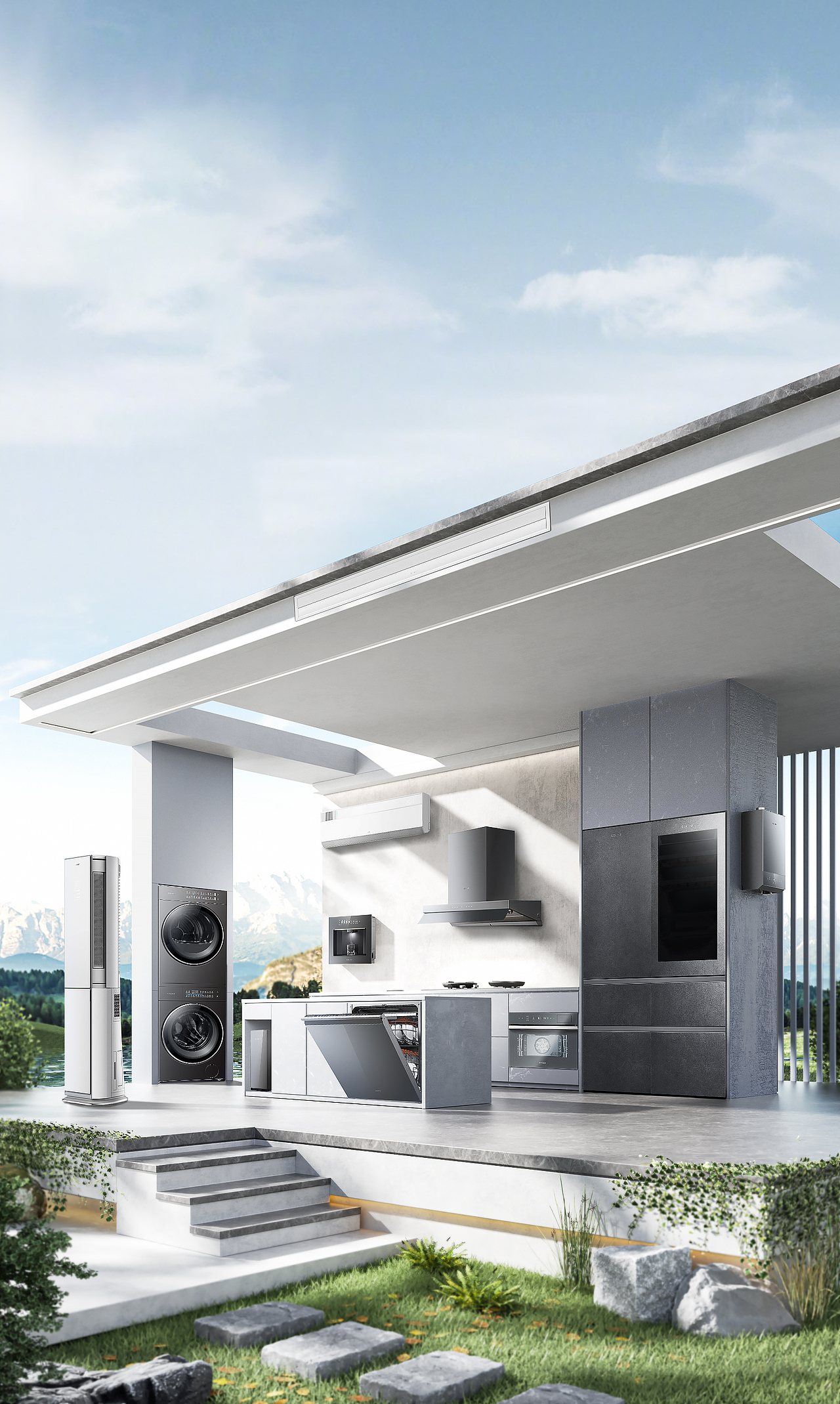 近期场景渲染【家电类目】