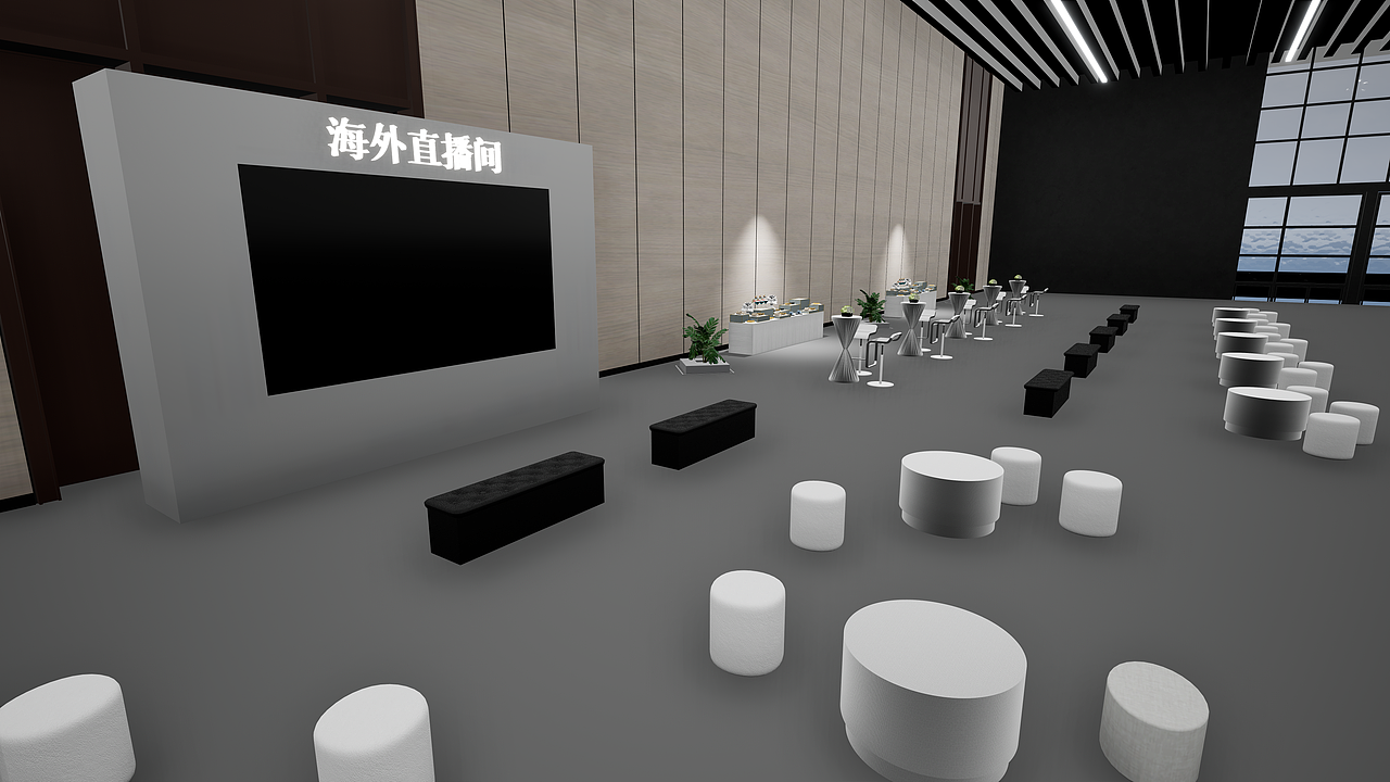 2022 True大会 展馆区域（图ZMzI4OTcxMTMy） - 建筑/空间 - 站酷设计师Reto三维美学原创素材 - 站酷ZCOOL