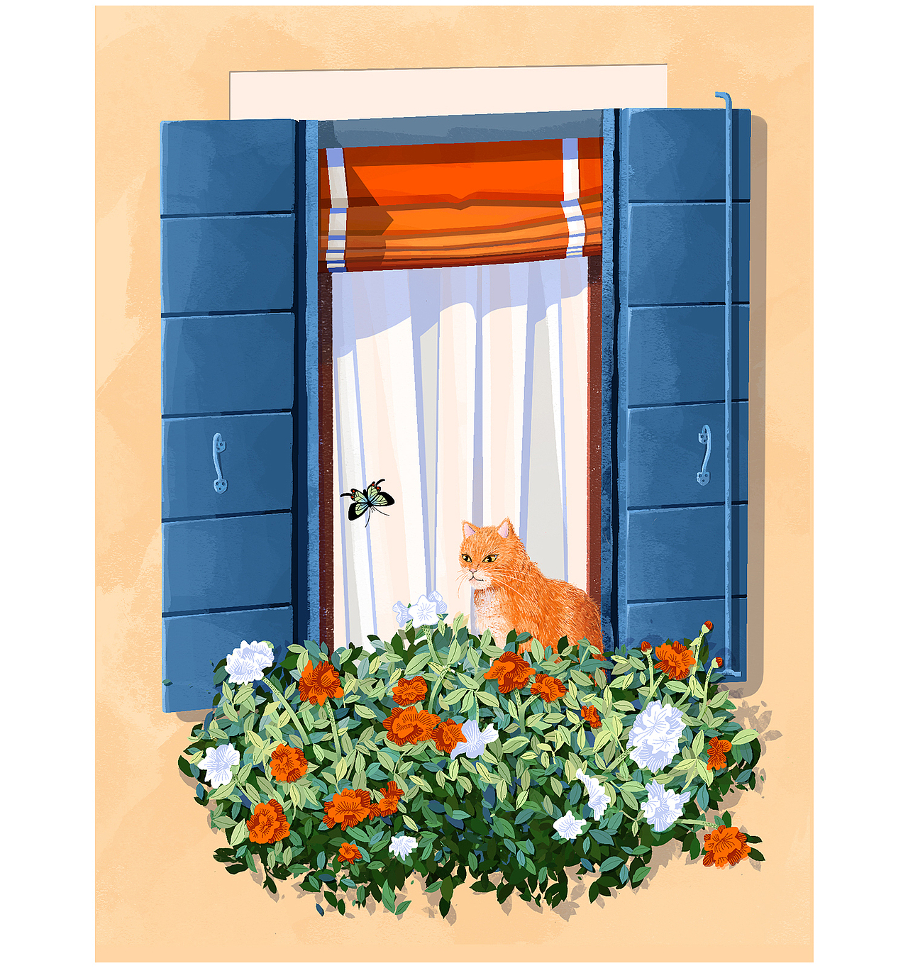 春日出游|阳光下的窗