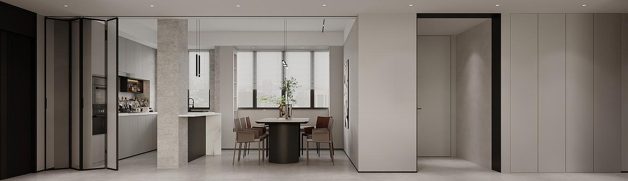 现代极简|奶油|克莱因蓝|重奢|法式奶油|侘寂（图ZMzE5MjA4NjA0） - 建筑/空间 - 站酷设计师一心只为做图人原创素材 - 站酷ZCOOL