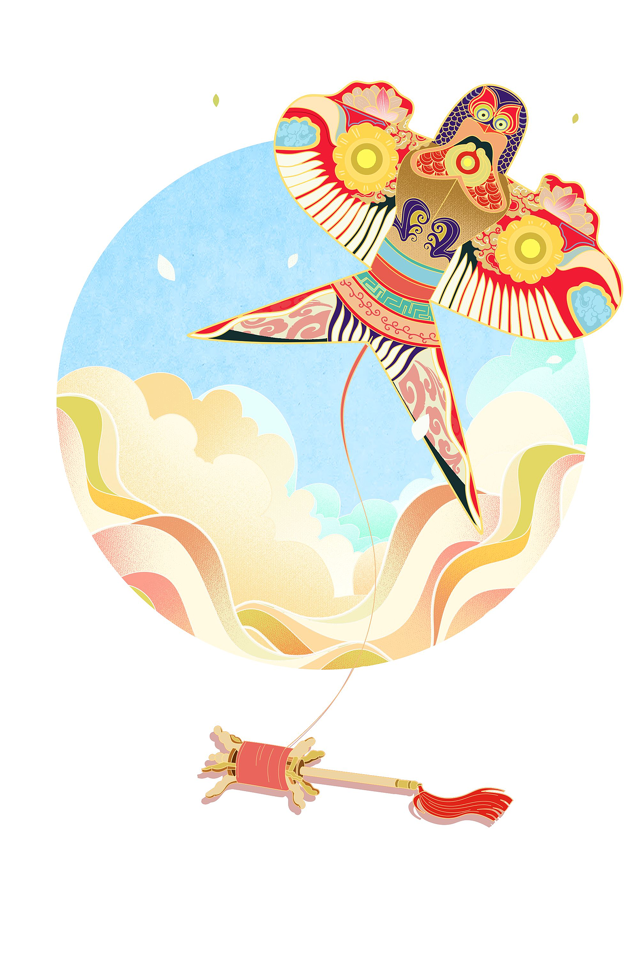 端午节插画（图ZMzM4MDI5OTEy） - 商业插画 - 站酷设计师7无疾而终7原创素材 - 站酷ZCOOL