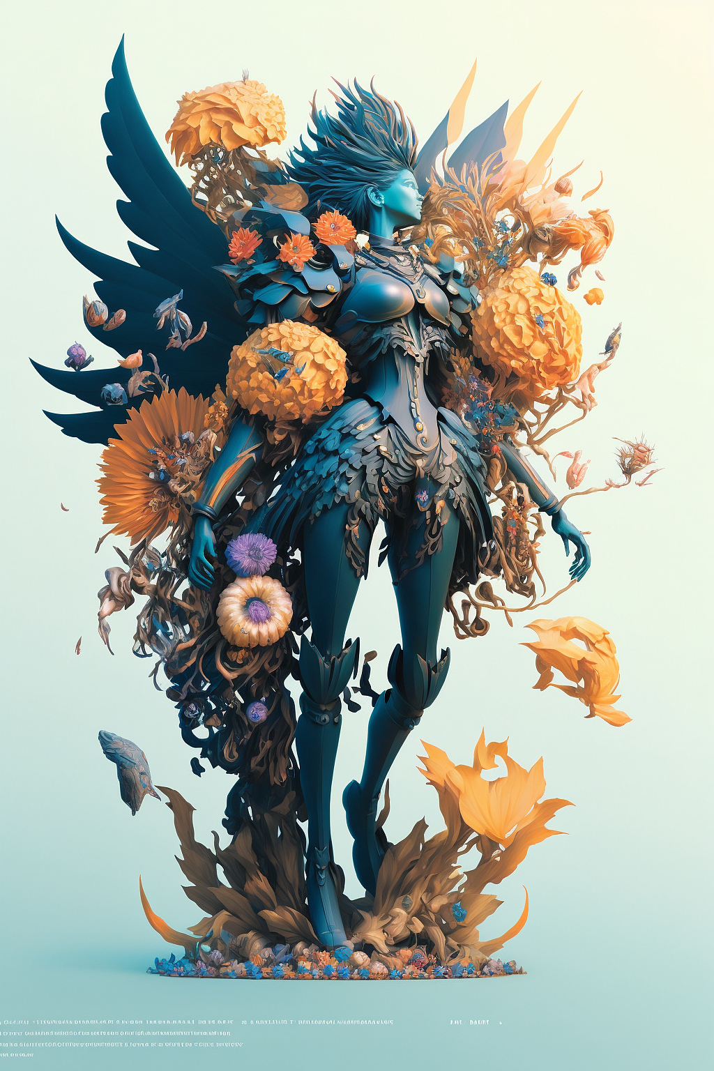 花花虫战士Ⅱ（图ZMzIzMzk4NTgw） - AI作品 - 站酷设计师YIIIJIIIE原创素材 - 站酷ZCOOL