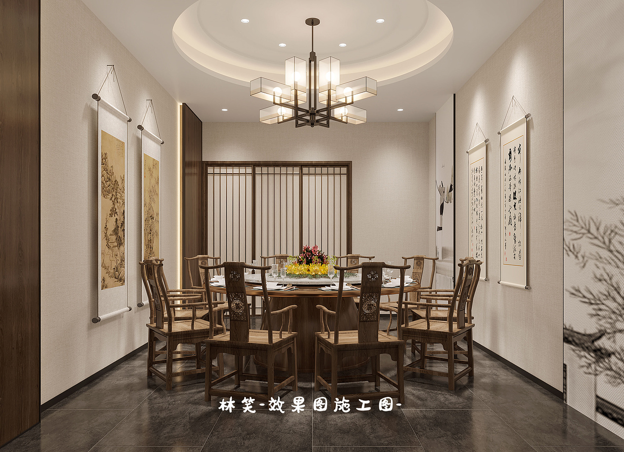 餐饮案例〡太美了!这家餐厅把徽派建筑融入了就餐环境