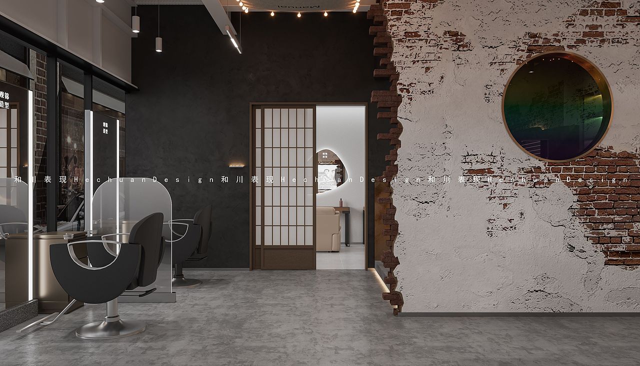 和川高端表现 | 工装理发店