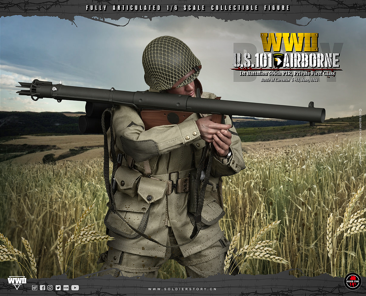 SoldierStory1/6二次大战美国第101空降师,506团第一营（图ZMzAzODMzMTEy） - 手办/模玩 - 站酷设计师SoldierStory原创素材 - 站酷ZCOOL