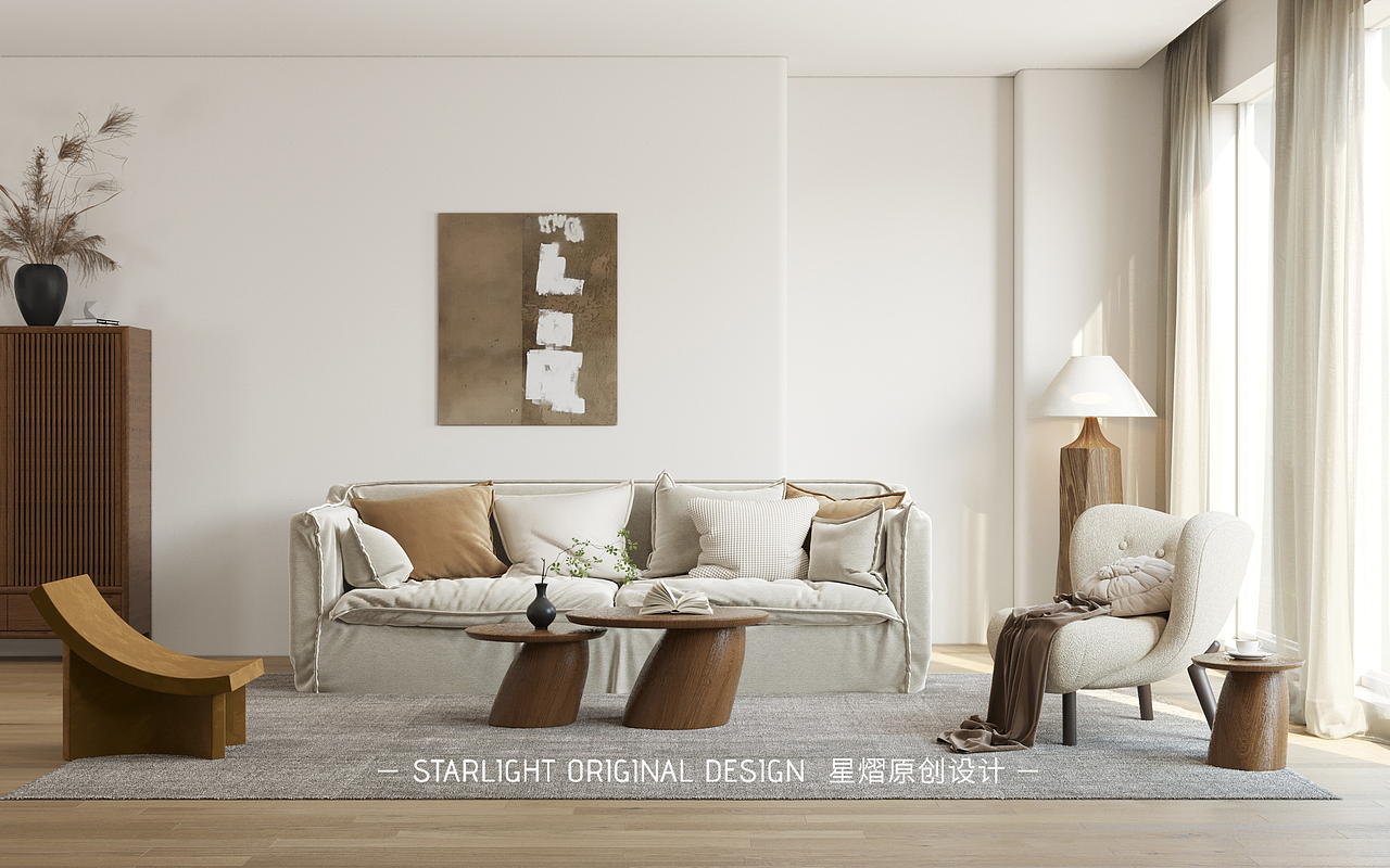 布艺沙发丨诧寂风家具电商渲染