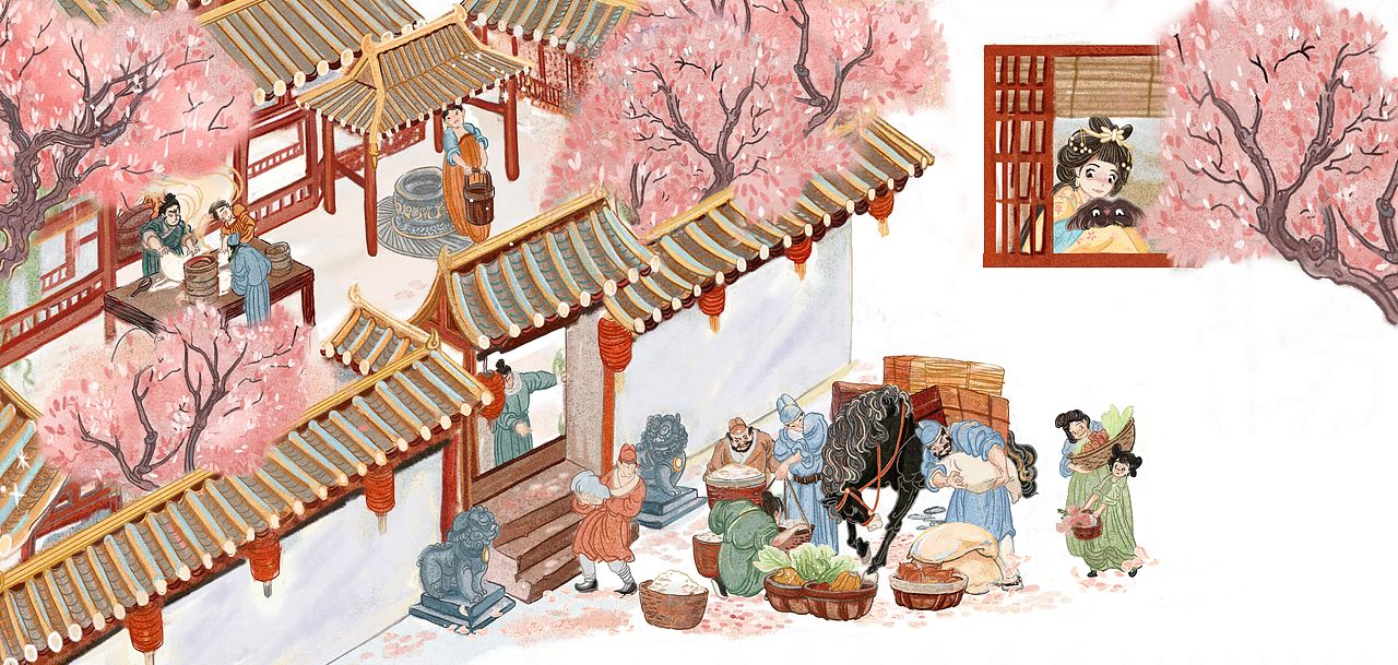 《丽人行》国风绘本