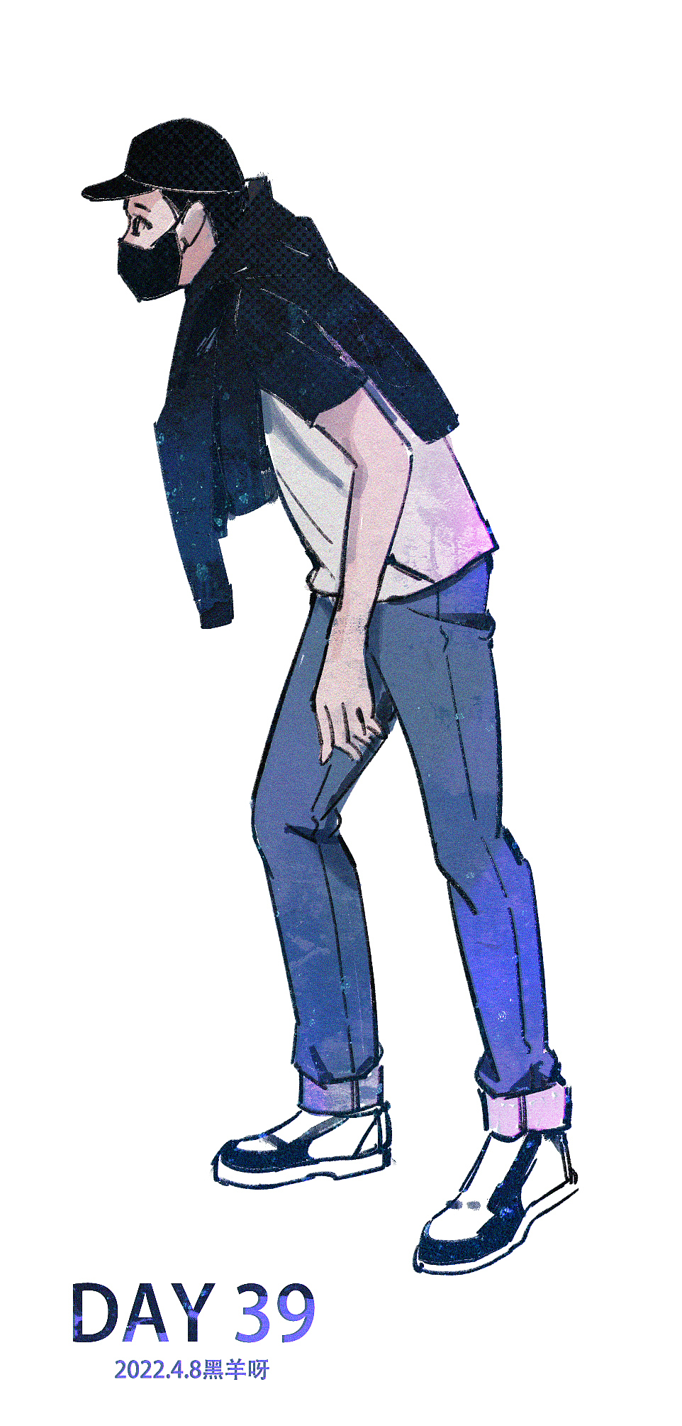 【人物隔日涂】26-50（图ZMjk5NzkwMjQw） - 创作习作 - 站酷设计师黑羊呀原创素材 - 站酷ZCOOL