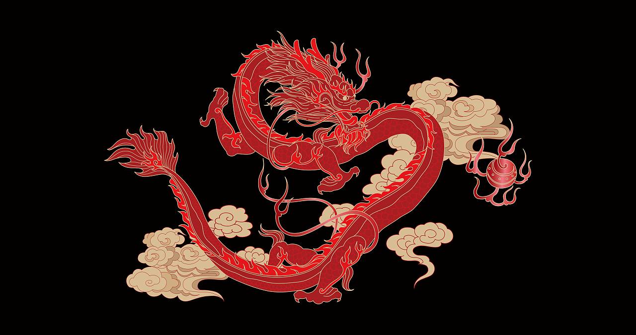 龙·麒麟（图ZMzQ5MDU1MjI4） - 创作习作 - 站酷设计师咩咩小鱼原创素材 - 站酷ZCOOL