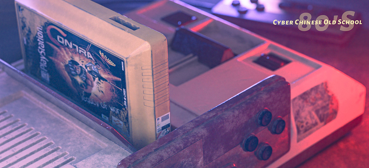 红白复古游戏机