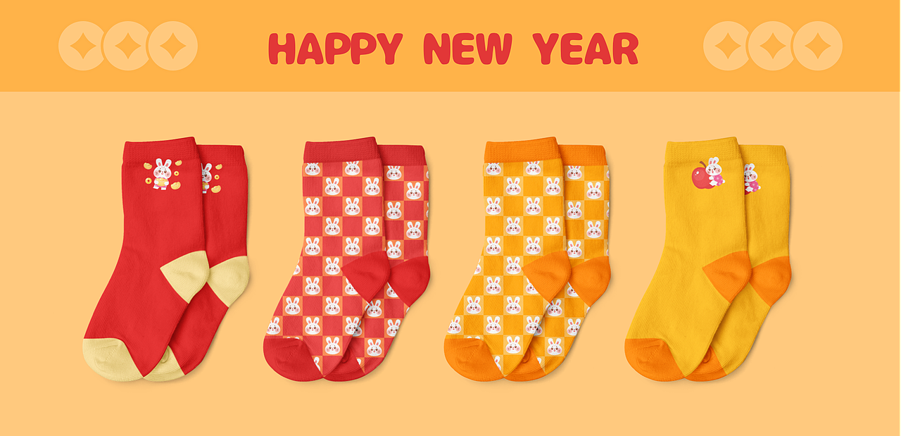 2023年兔年插画吉祥小兔子合集