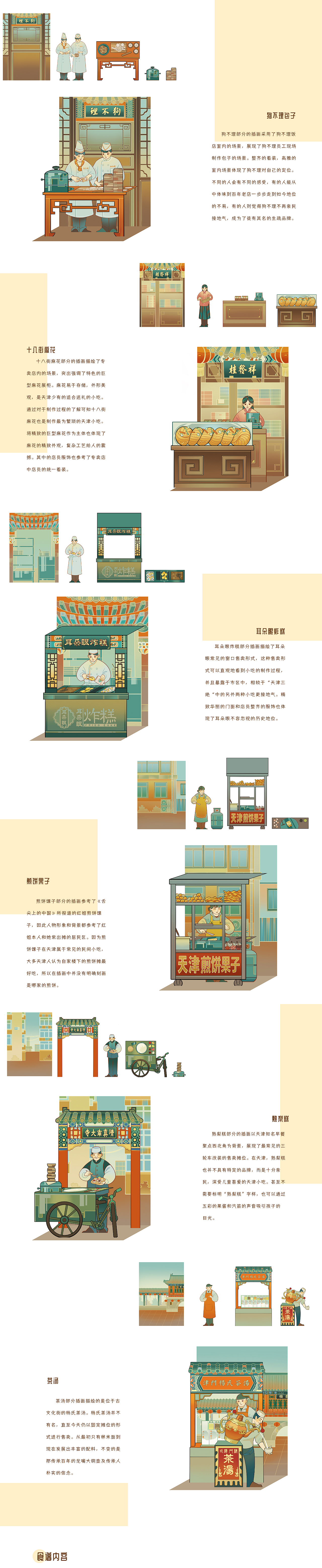 #2023 青春答卷#“经津有味”食谱文创设计