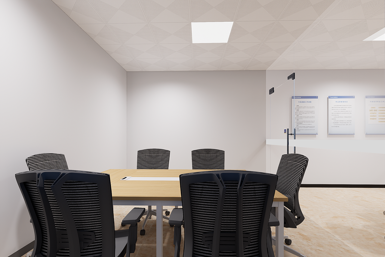 高要活道镇综合行政执法室内效果图（图ZMzcwMTg3MDIw） - 商业空间设计 - 站酷设计师QinShen原创素材 - 站酷ZCOOL