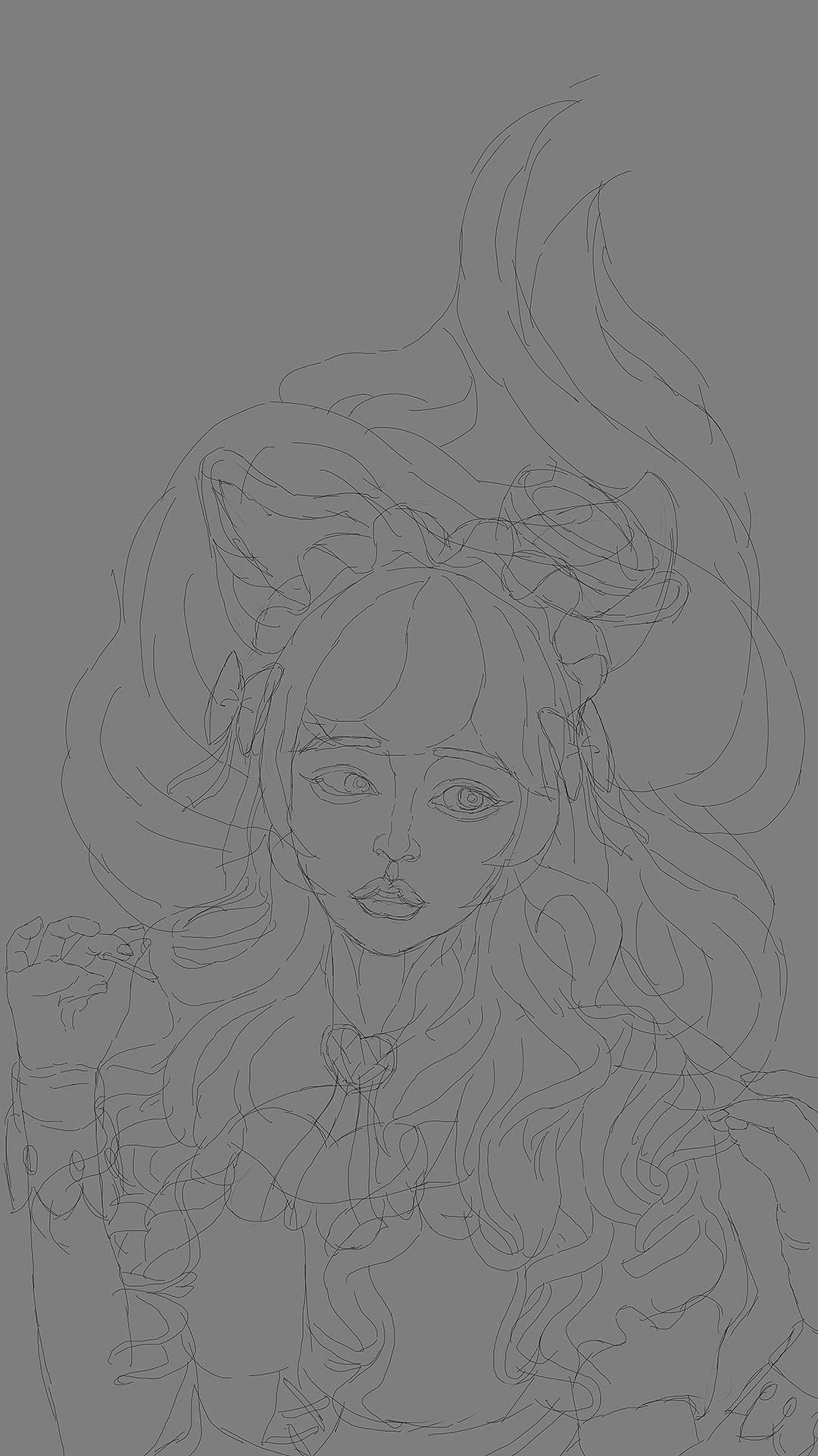 【绘画】王者荣耀-妲己-女仆咖啡{二次整改}