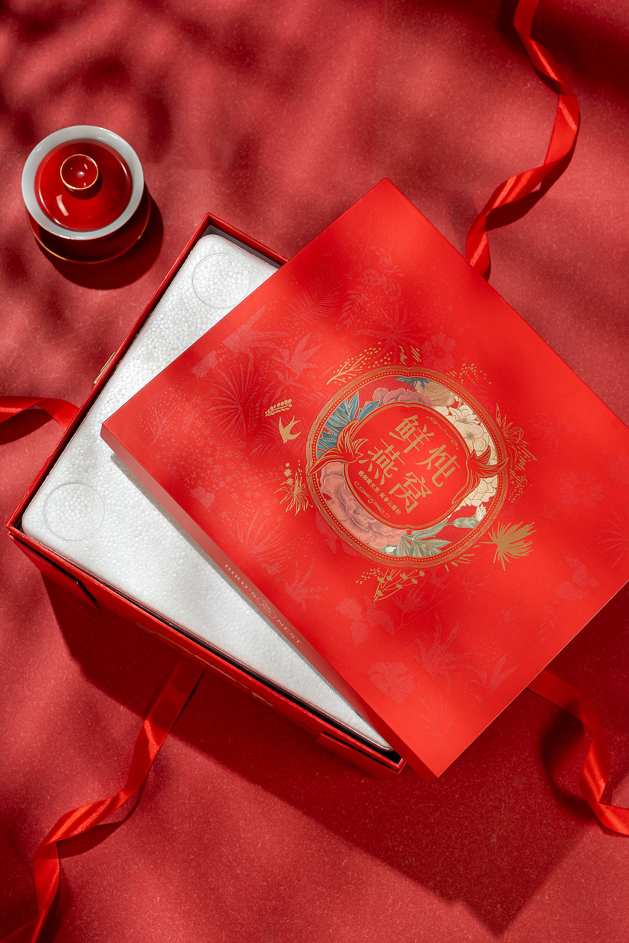 手提繁花鲜炖燕窝礼盒（图ZMzY4NzM1NjA4） - 包装 - 站酷设计师喜橙包装原创素材 - 站酷ZCOOL