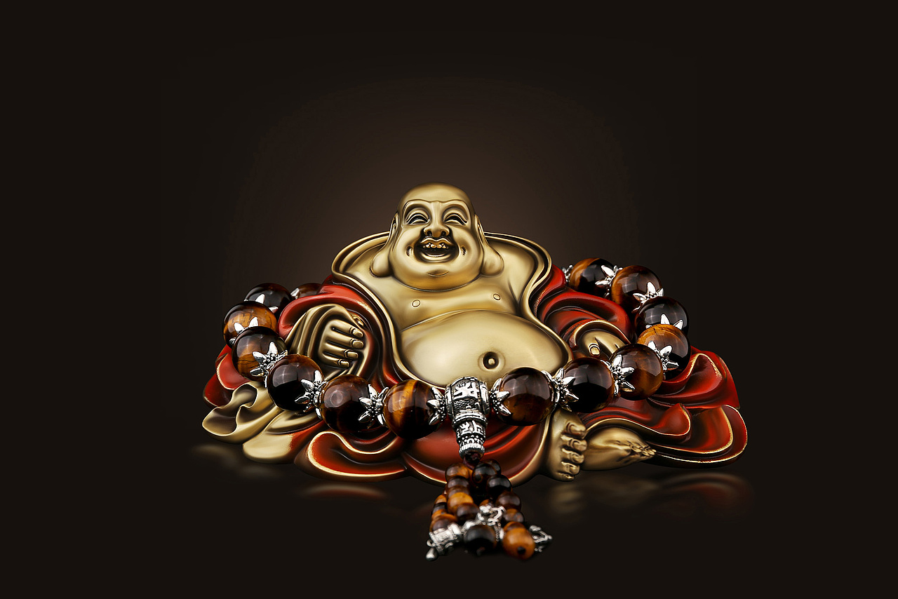 纯铜弥勒佛摆件/金属精修系列