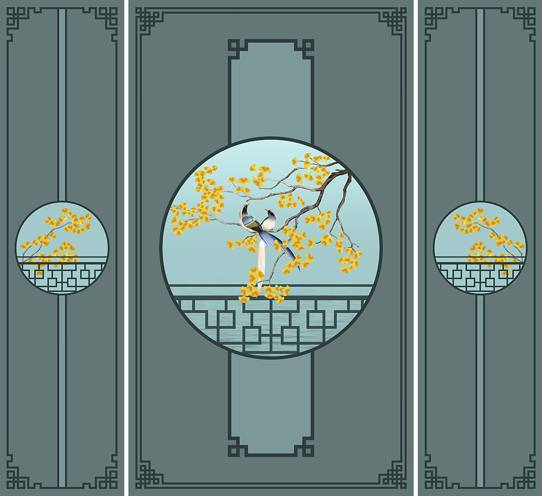 2023花鸟（图ZMzI4ODA1MDY0） - 商业插画 - 站酷设计师新中式纱画图库原创素材 - 站酷ZCOOL