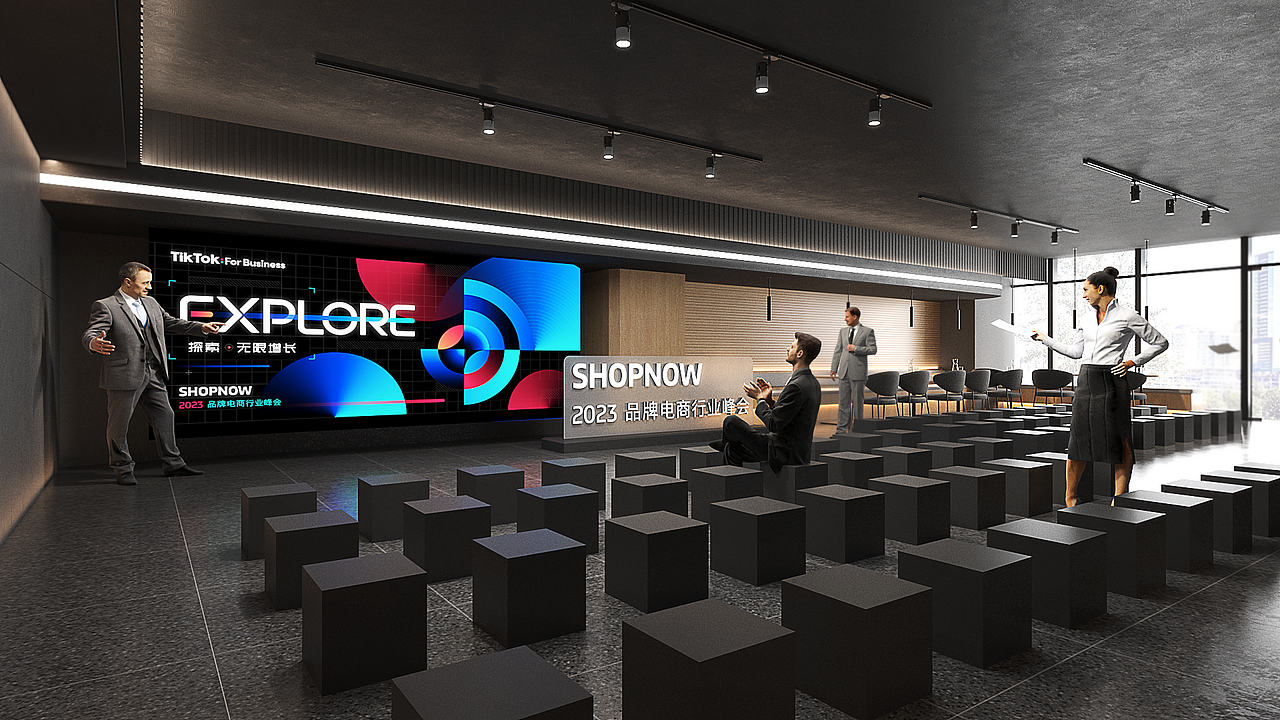 TIKTOK FOR BUSINESS 2033（图ZMzQzNDc1NjY4） - 展陈设计 - 站酷设计师梧之桐兮原创素材 - 站酷ZCOOL