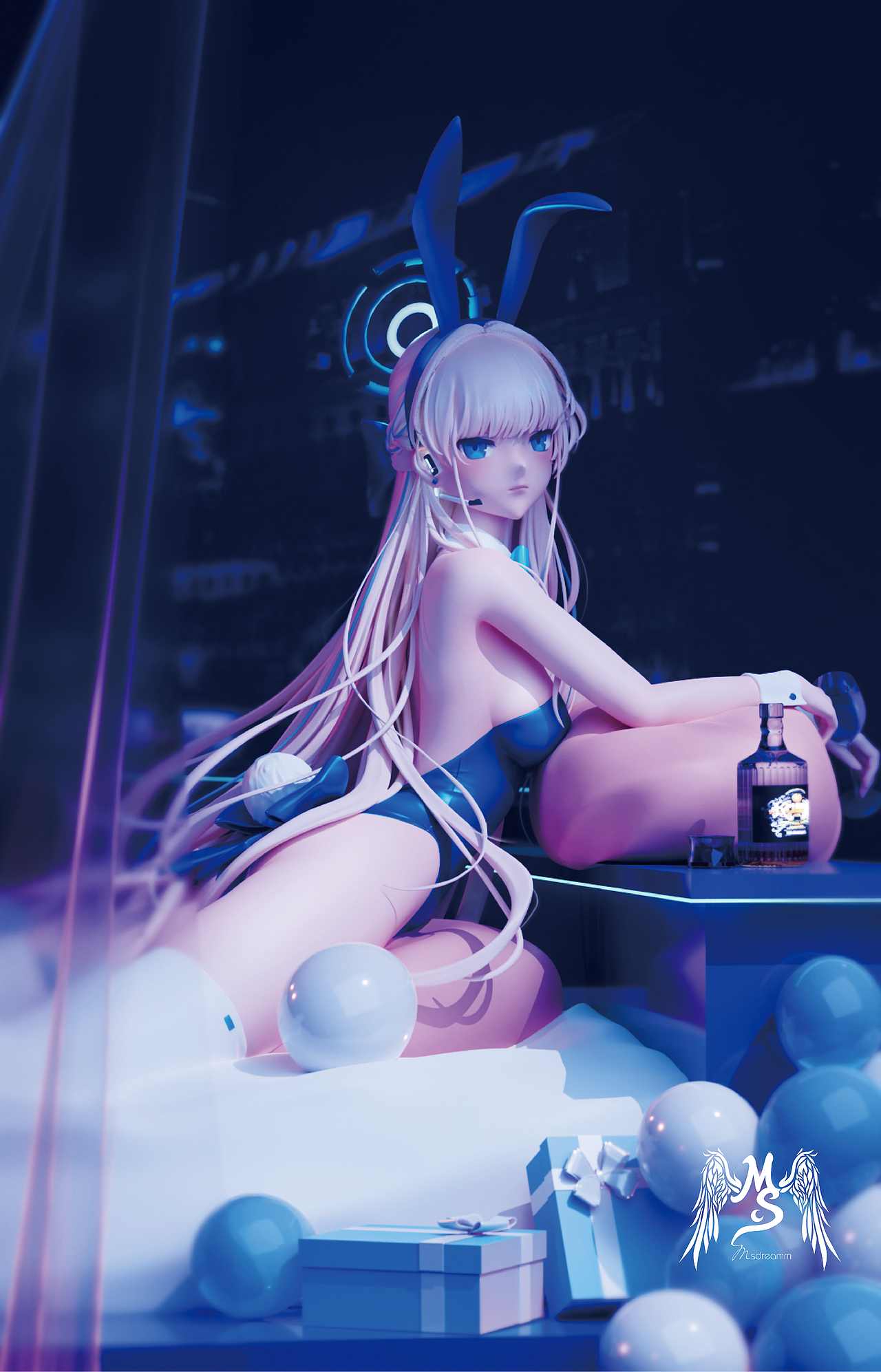 MsDreamm 蔚蓝档案 飞鸟马时兔女郎（图ZMzU4Nzc1MzM2） - 人物/生物 - 站酷设计师MsDreamm原创素材 - 站酷ZCOOL