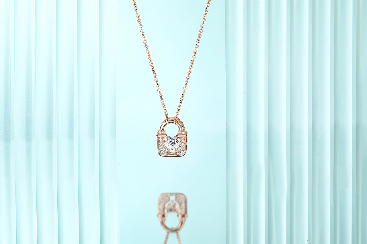 珠宝拍摄 电商产品摄影 项链戒指 镜面