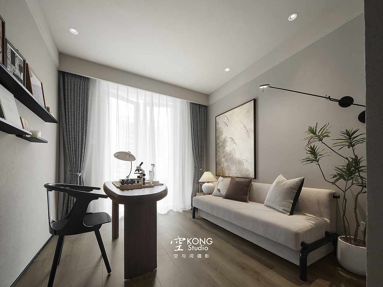 空与间摄影 | 明信·云玺府商墅样板间